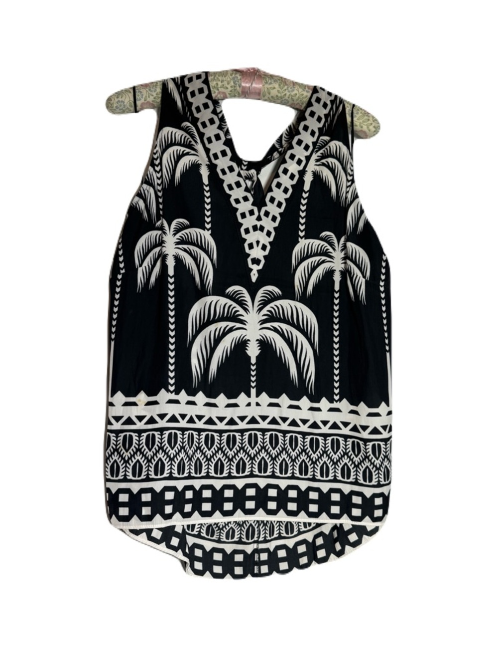 Flowy & Tropical Palm Tree and Print Tank